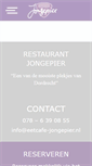 Mobile Screenshot of eetcafe-jongepier.nl